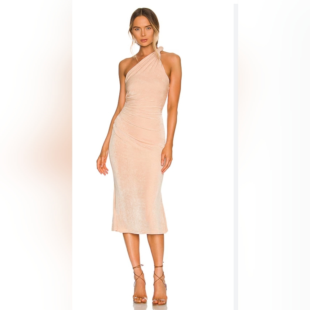 MISHA Dune Midi Dress in Rose Size US 10